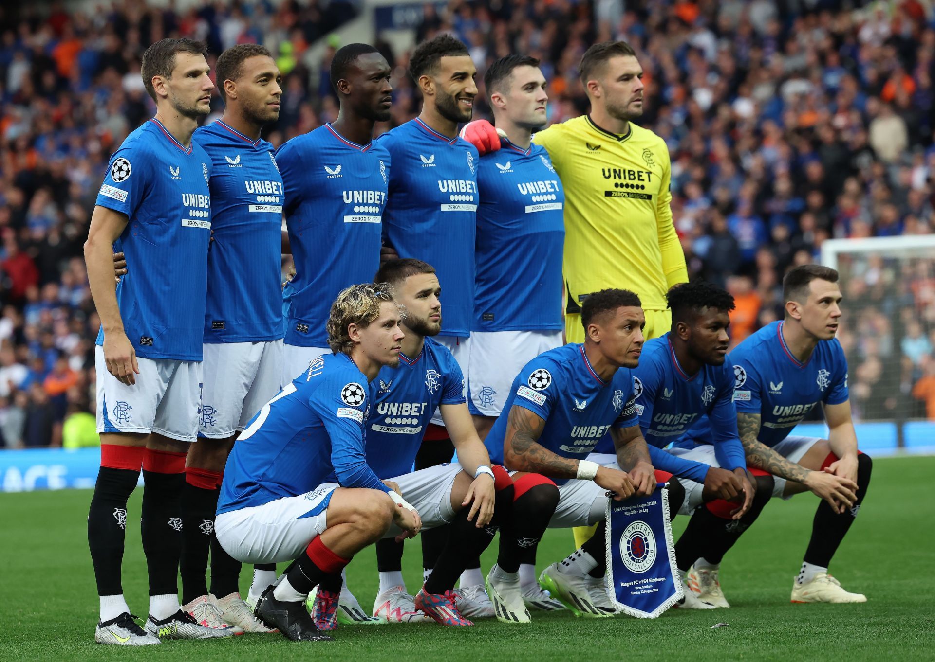 Rangers v PSV Eindhoven - UEFA Champions Qualifying Play-Off: First Leg