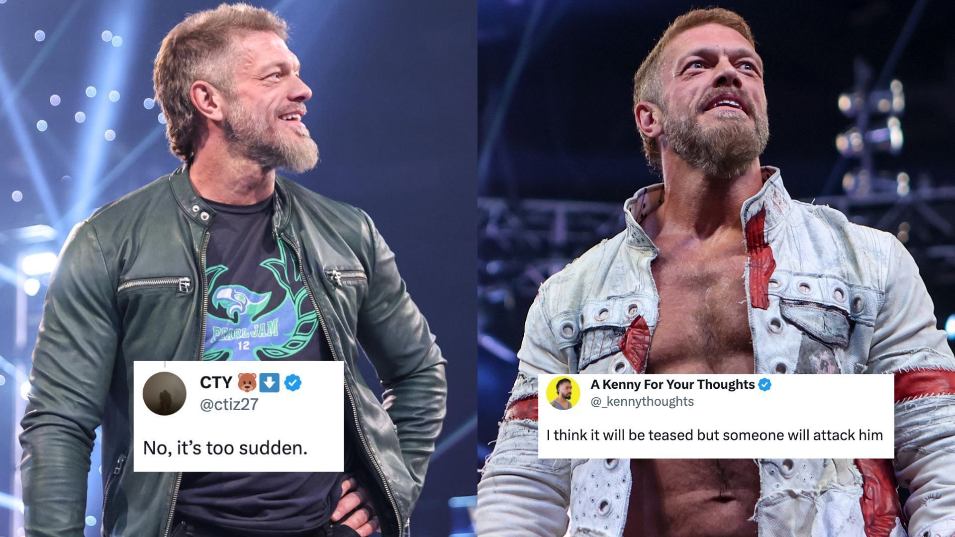 Edge could be wrestling his final match tonight. 