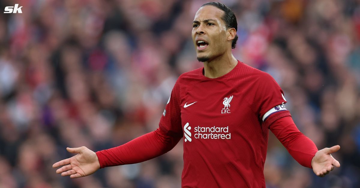 Liverpool captain Virgil van Dijk was sent off against Newcastle United on Sunday.