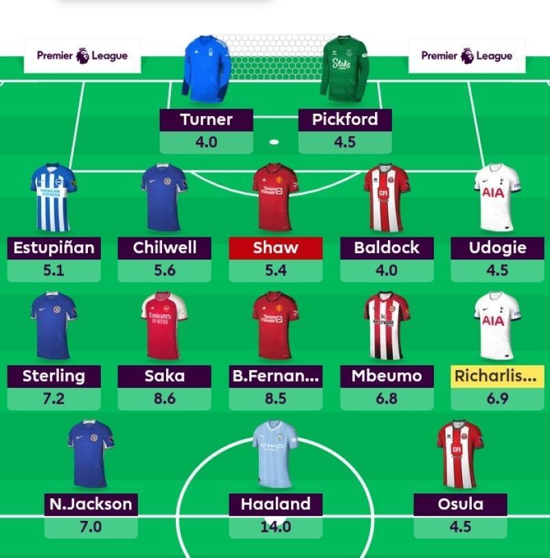 GW 4 Suggested FPL Team | FPL 23/24 Tips