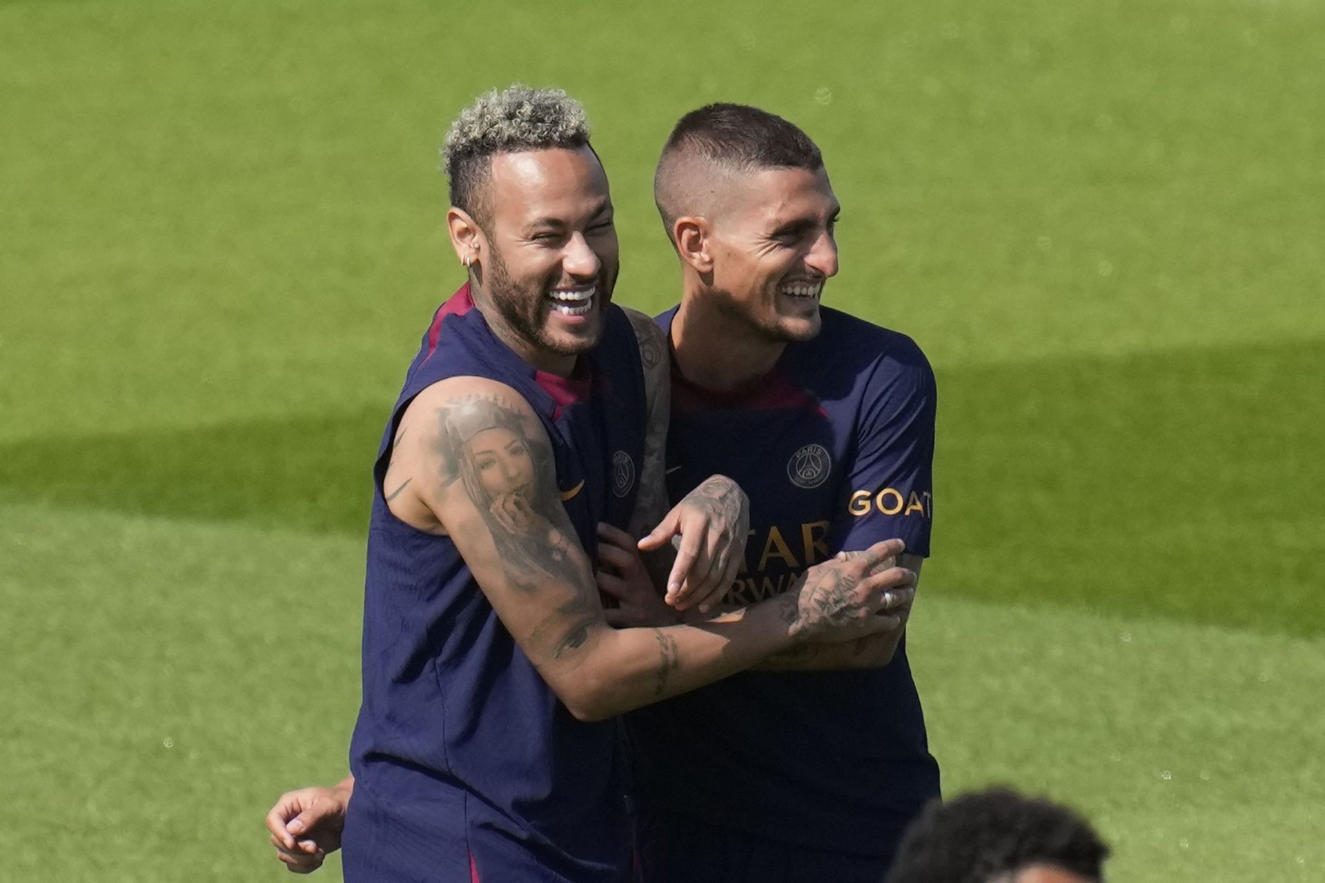 Marco Verratti (right) has admirers at the Camp Nou.