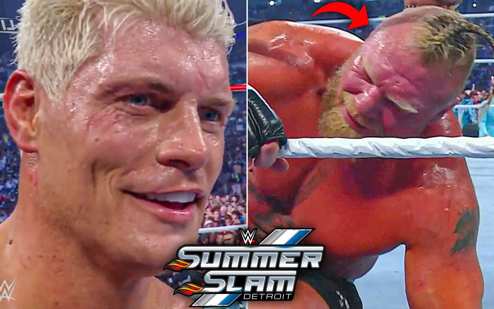 Cody Rhodes defeated Brock Lesnar clean in their rubber match at SummerSlam 2023