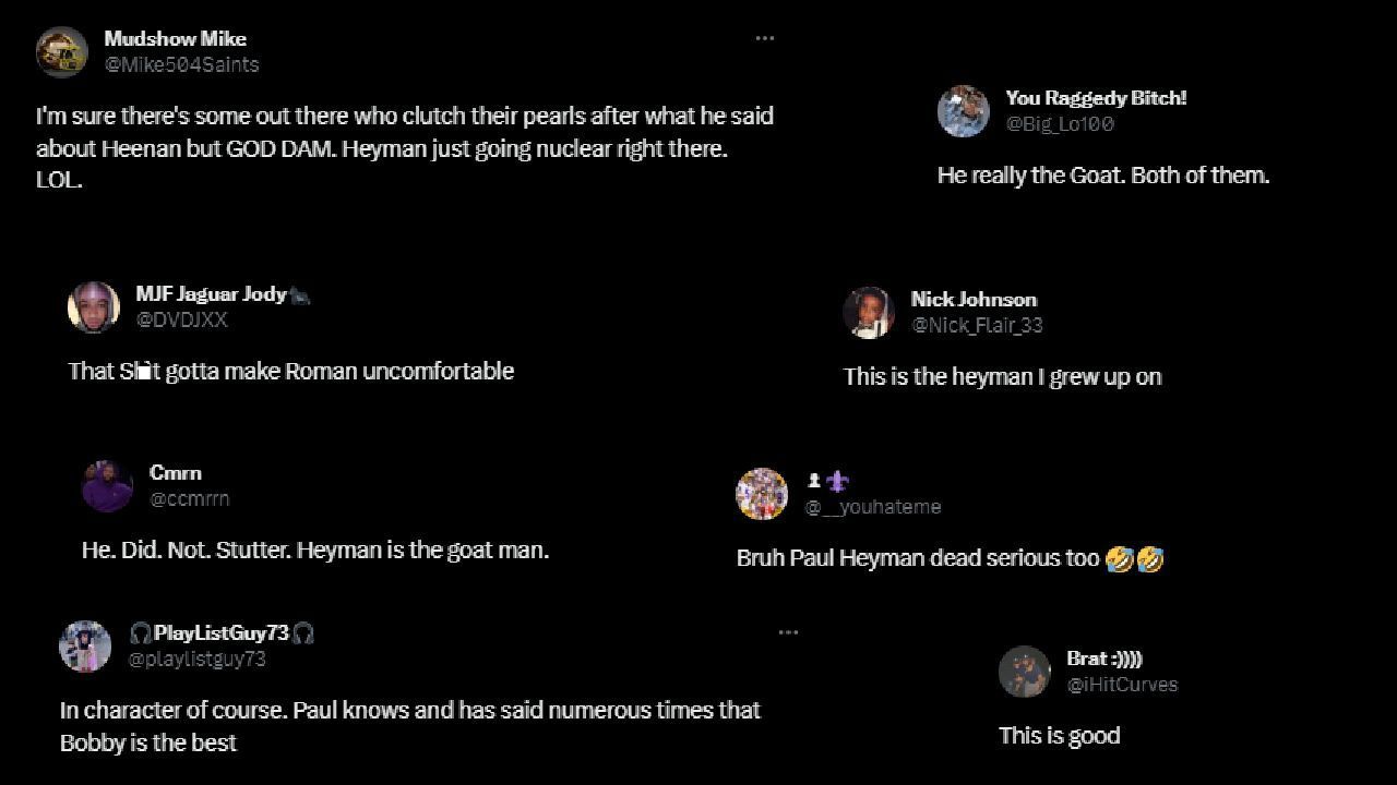 Fans react to Heyman&#039;s in-character comment about Heenan