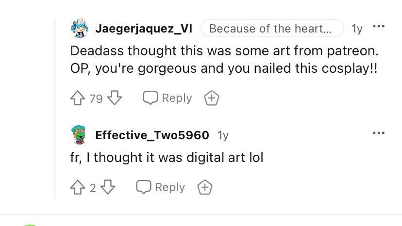 Screenshot of comments under the post. (Image via Reddit)