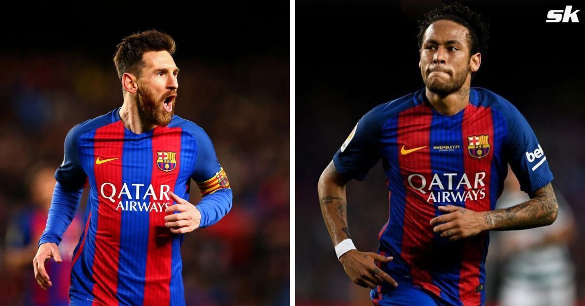 Messi and Neymar were teammates at Barcelona