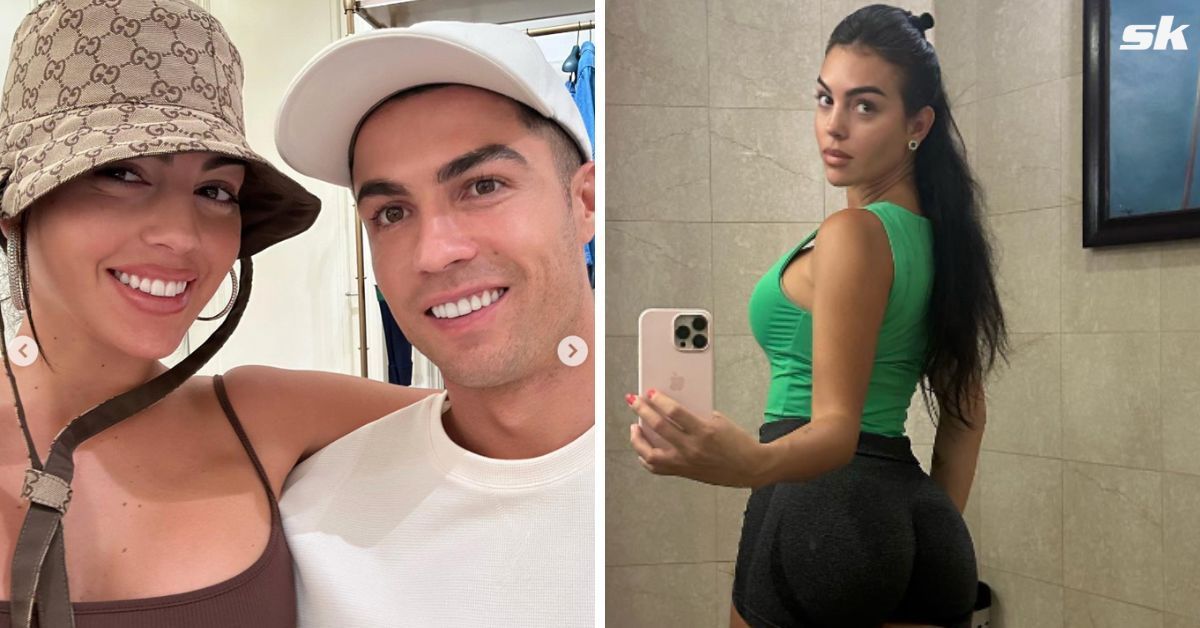 Cristiano Ronaldo and his girlfriend, Georgina Rodriguez 