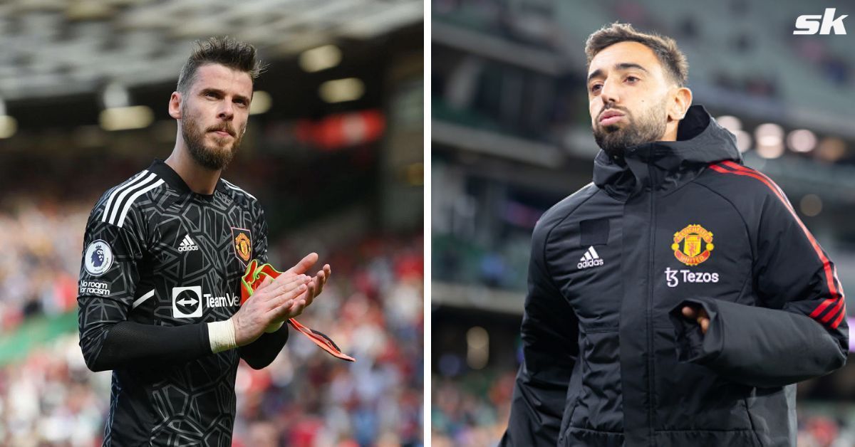 Bruno Fernandes cracks joke when responding to David de Gea