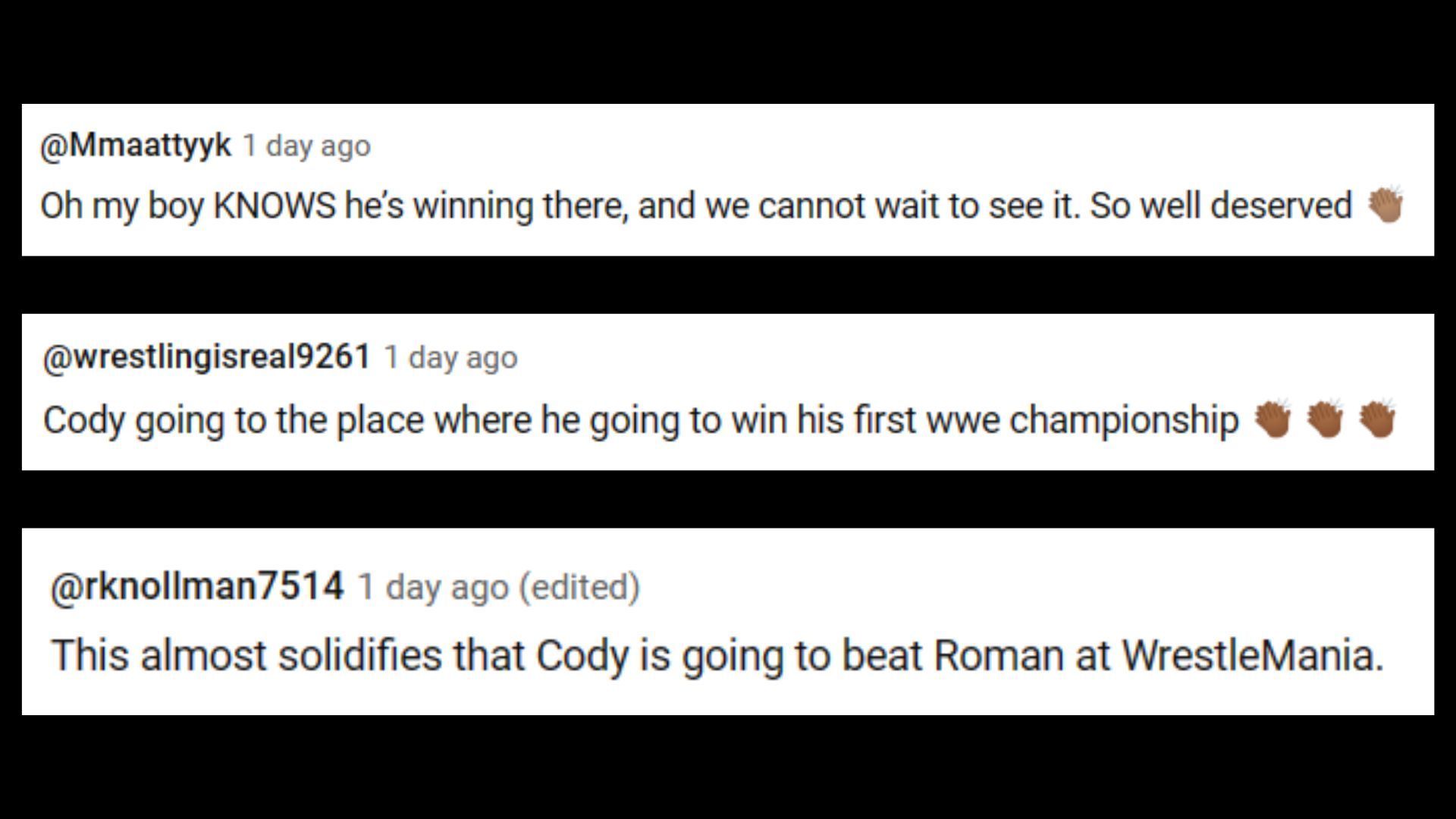 Fans think Cody Rhodes deserves to beat Roman Reigns