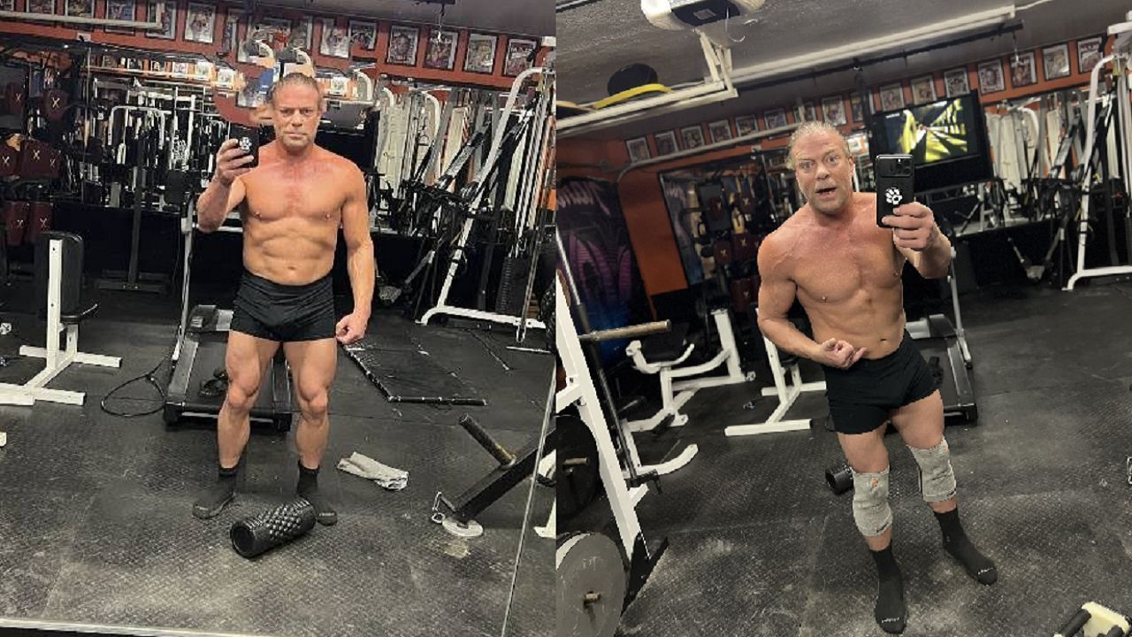RVD posts a couple of photos from the gym