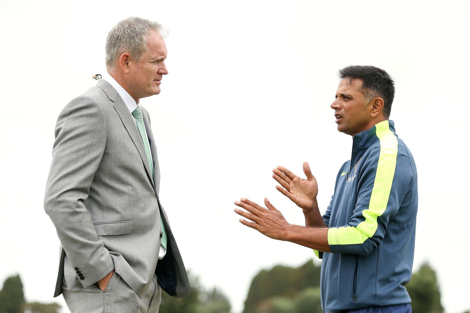 Tom Moody with India's current head coach Rahul Dravid [Getty Images]