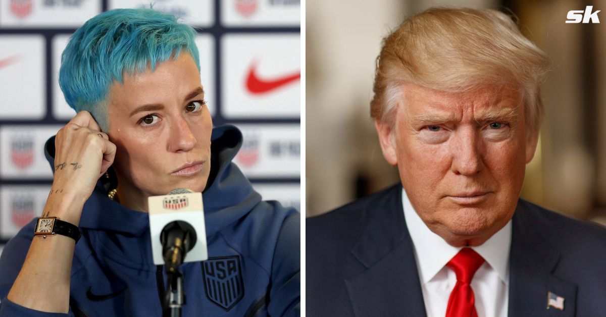 Donald Trump has hit out at USWNT star Megan Rapinoe