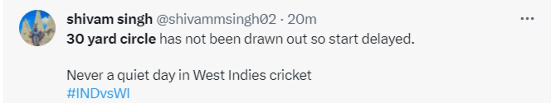 India vs West Indies