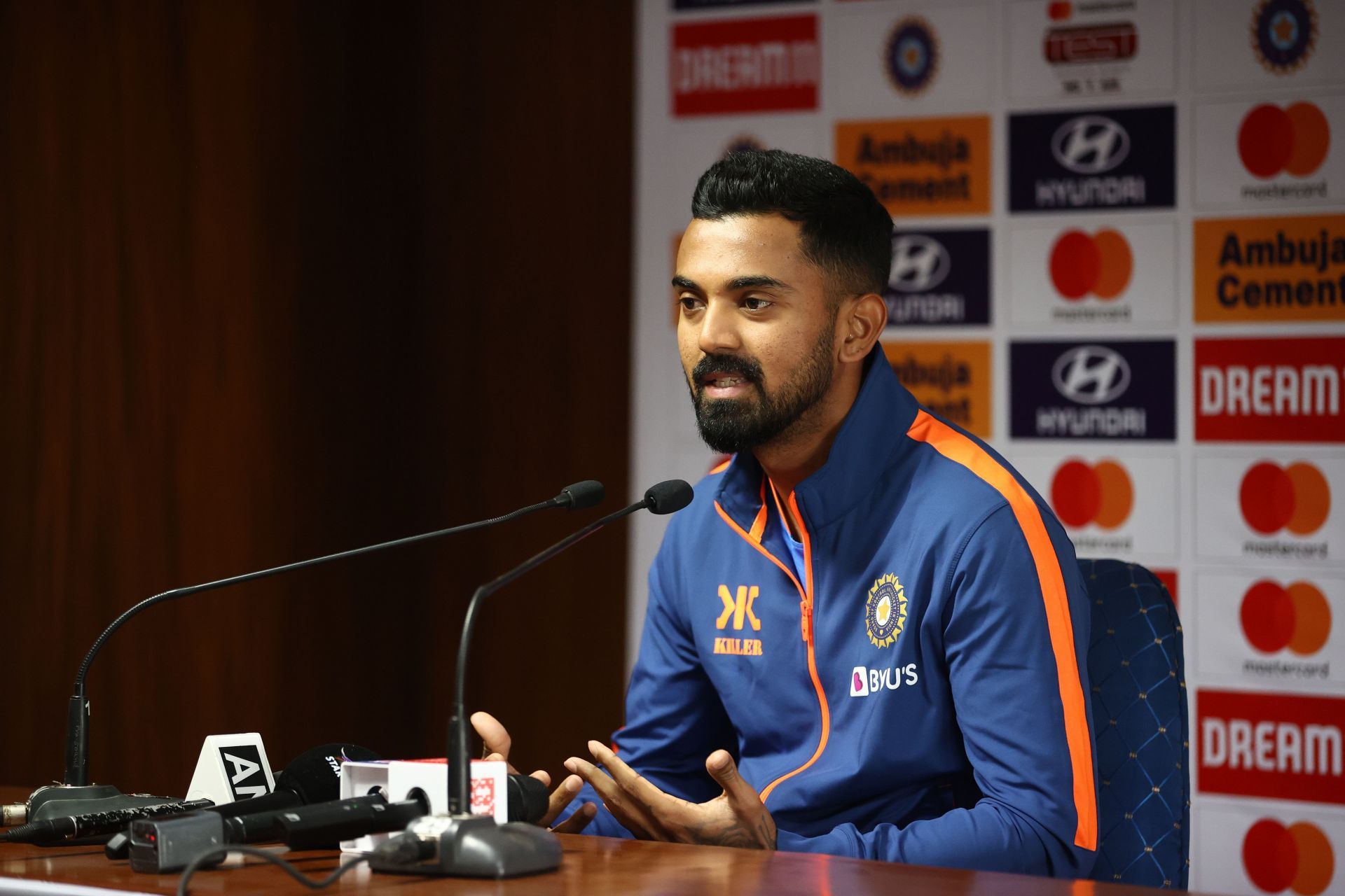 KL Rahul at the India Training Session (Image: Getty)