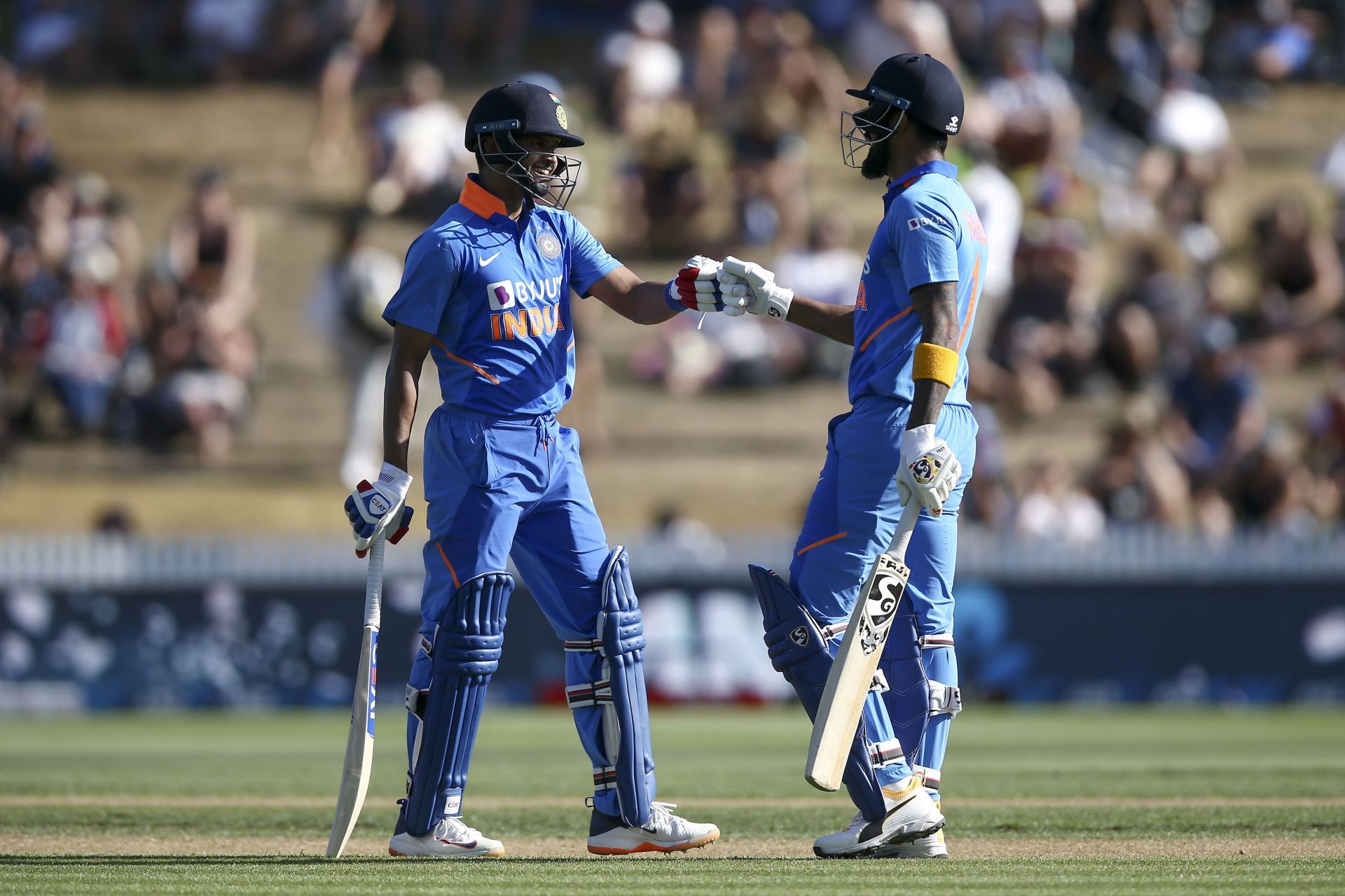 Shreyas Iyer and KL Rahul, New Zealand v India - ODI: Game 1