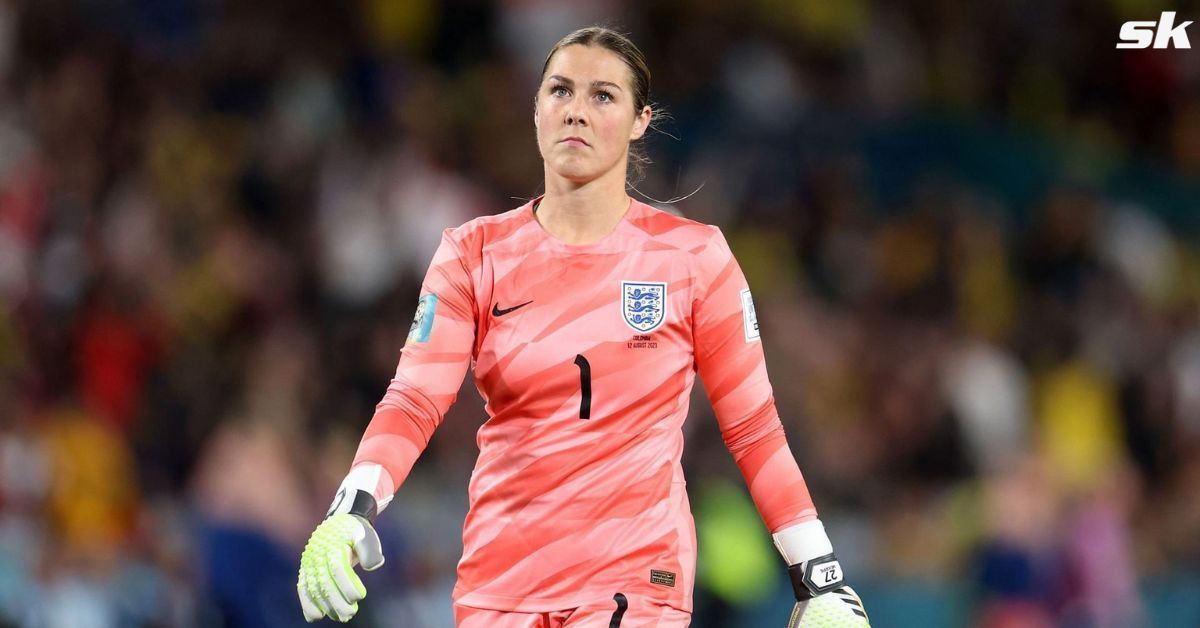 England goalkeeper Mary Earps made a stunning penalty save in the final.