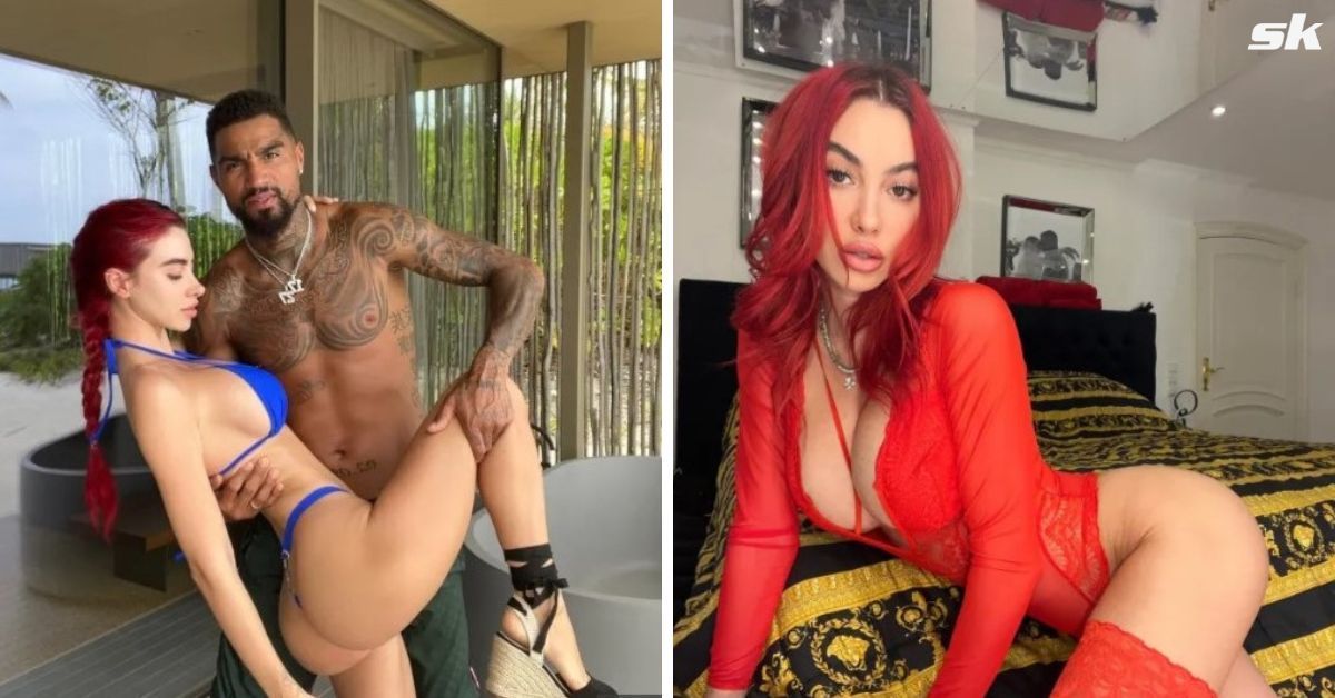 Kevin-Prince Boateng and Valentina Fradegrada