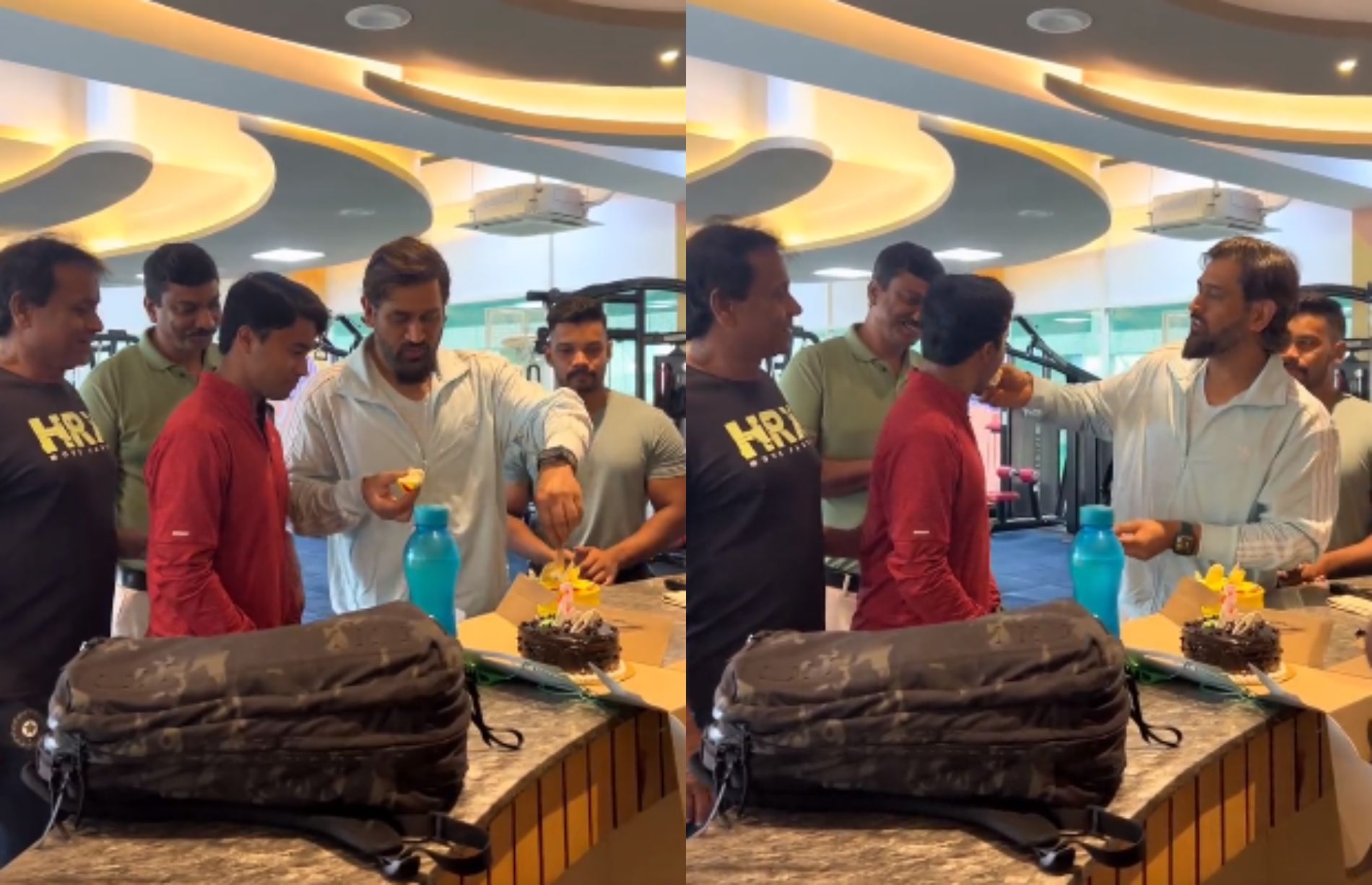 MS Dhoni, cake cutting