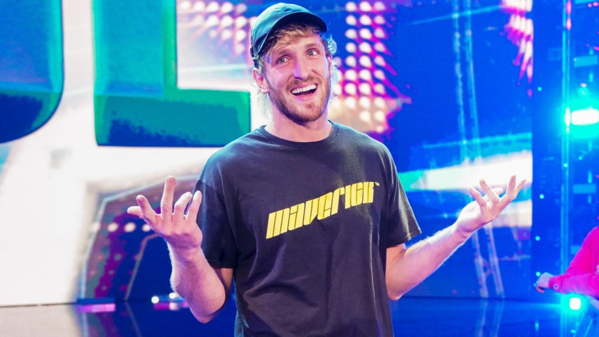 Logan Paul during his entrance. Image Credits: wwe.com 