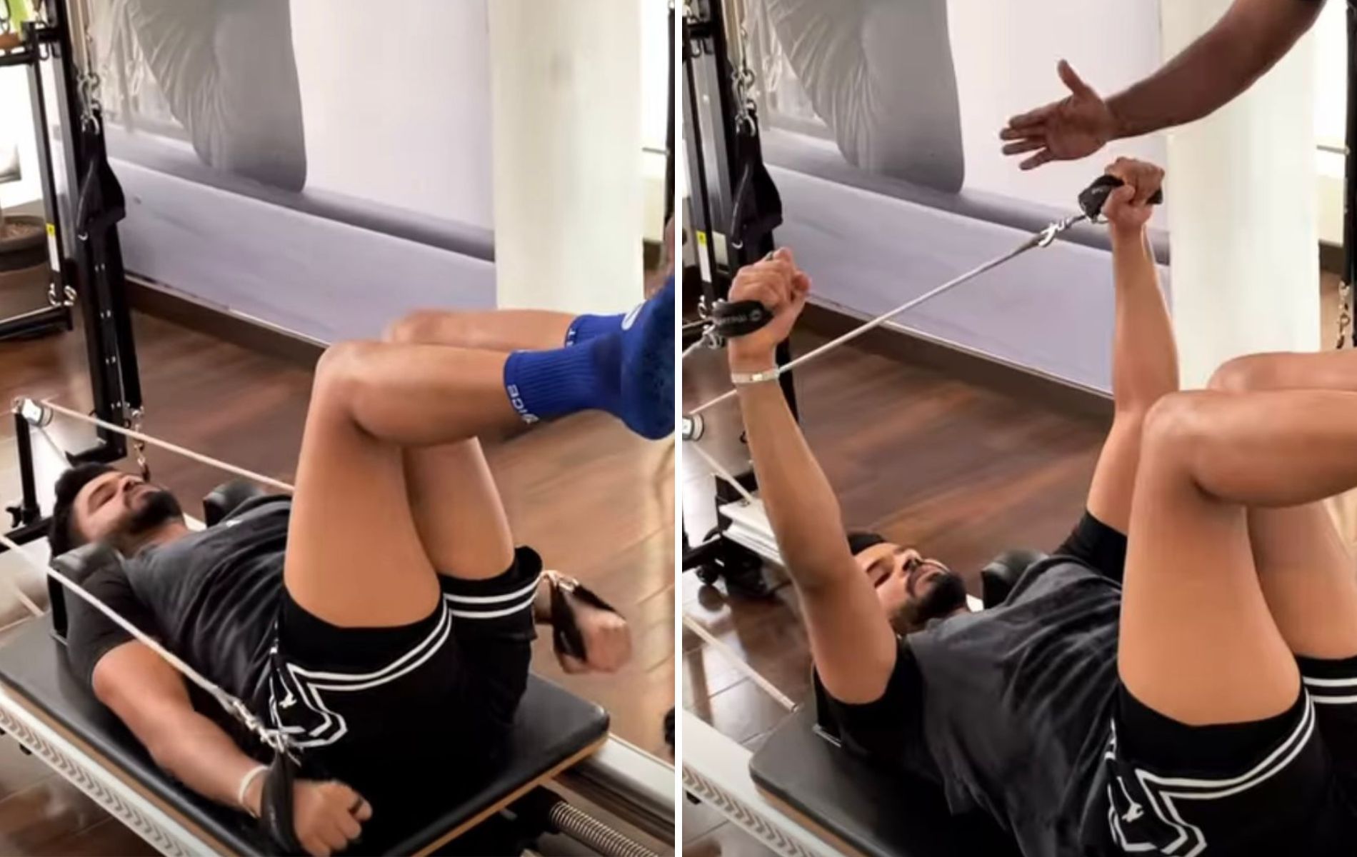 Shreyas Iyer during a recent workout session. (Pics: Instagram)