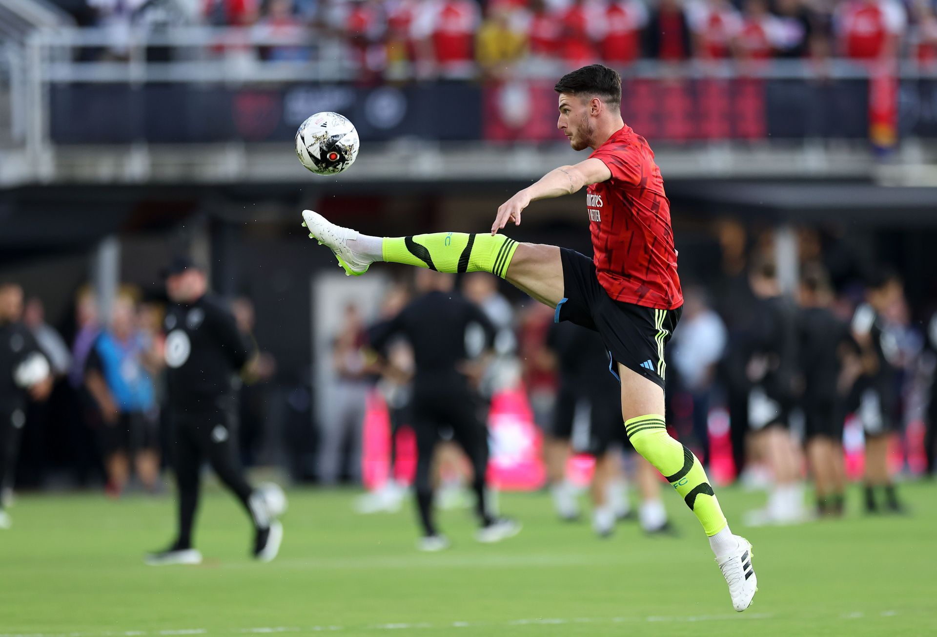 Declan Rice arrived at the Emirates this summer.