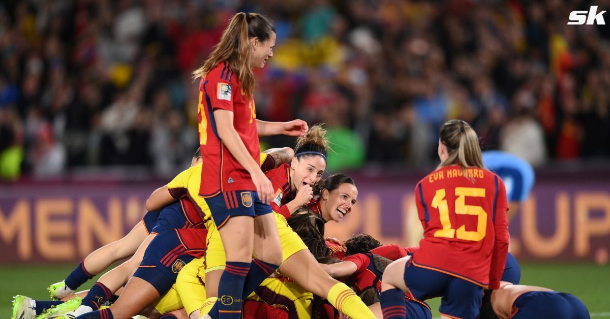 Spain beat England to win their first FIFA Women