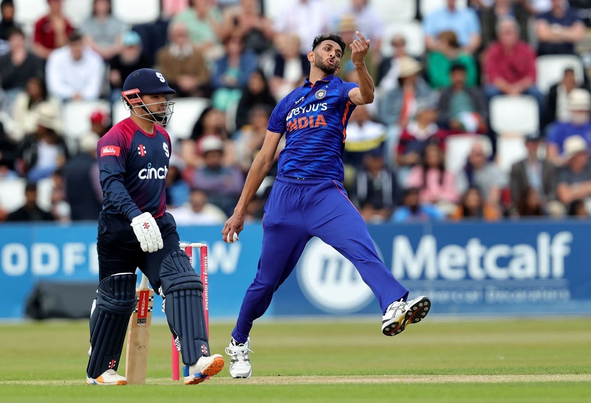 Prasidh Krishna made his T20I debut in the first game against Ireland.