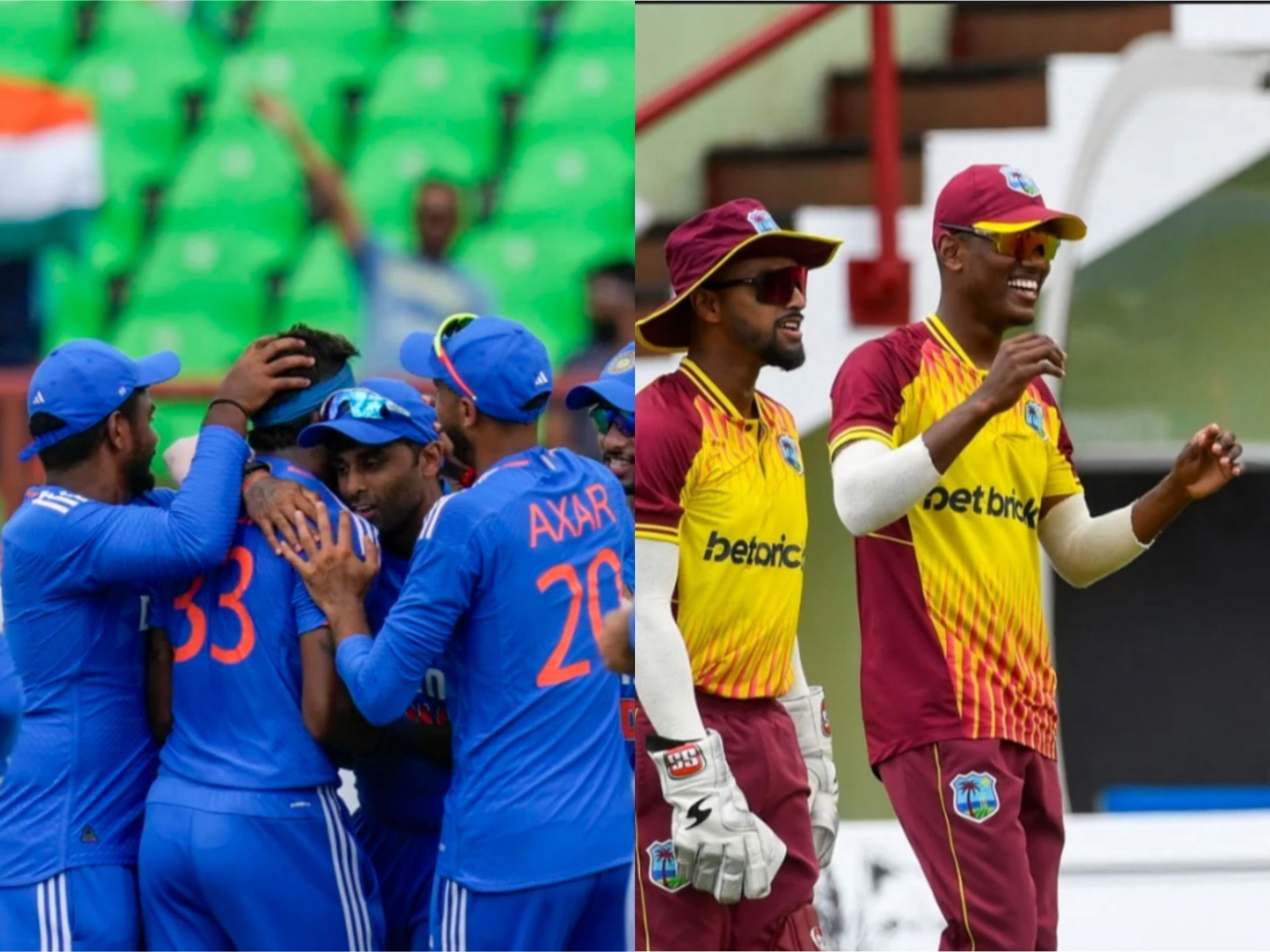 India and the West Indies will battle for the 4th T20I in Florida [Getty Images]