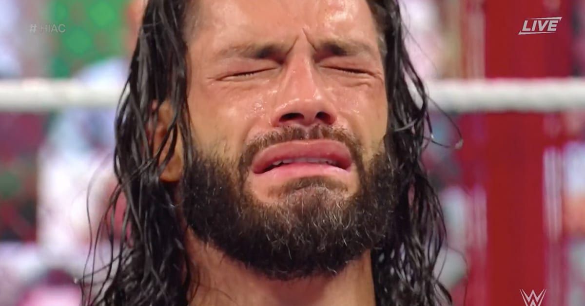 Roman Reigns is wrestling