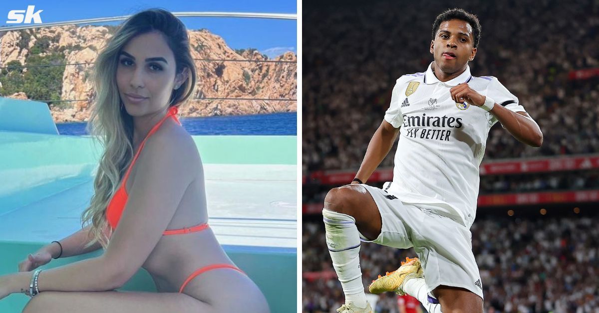 Luana Atik (L) and Rodrygo (R)