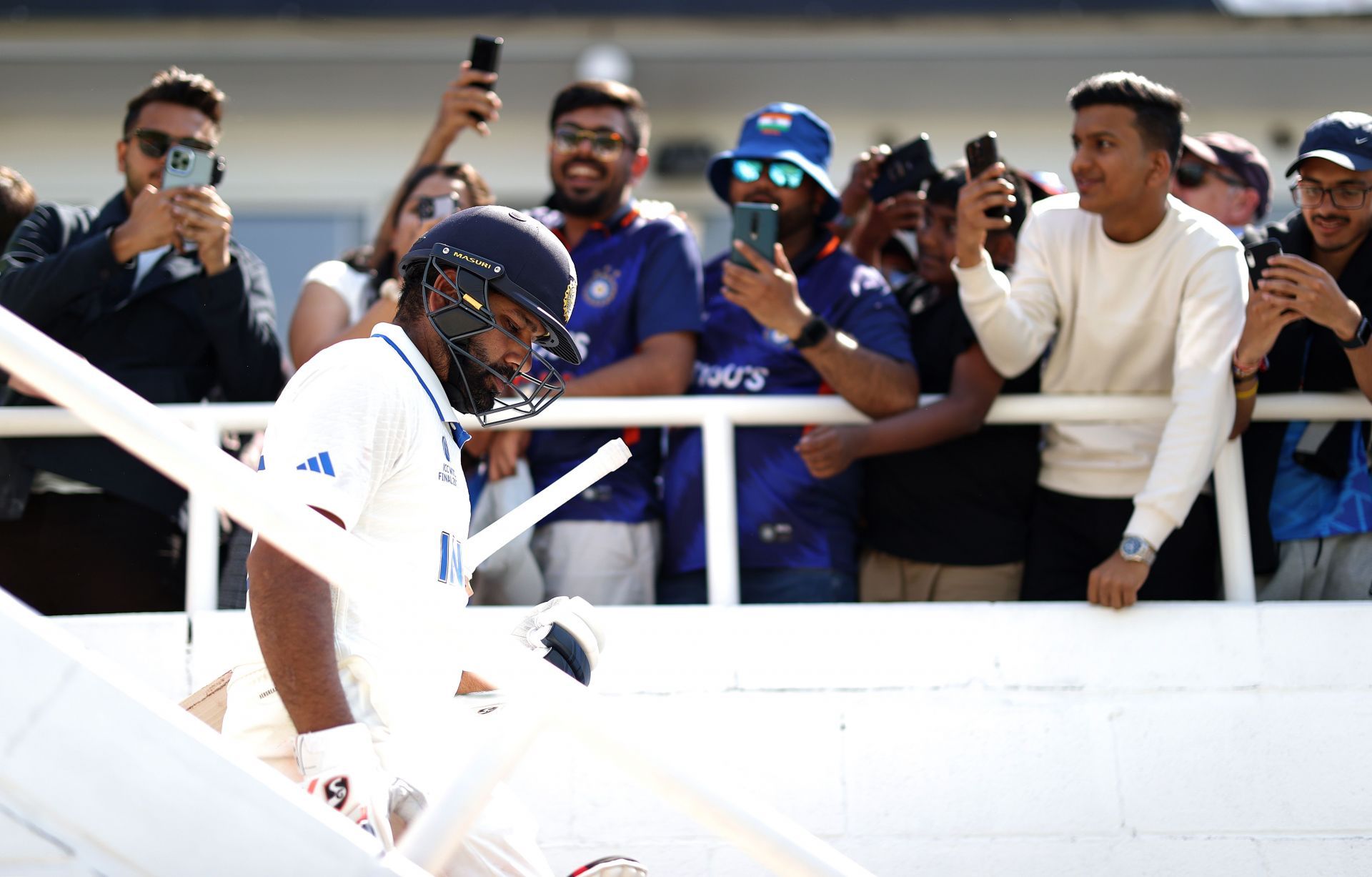 Rohit Sharma at the Australia v India - ICC World Test Championship Final 2023: Day Four (Image: Getty)