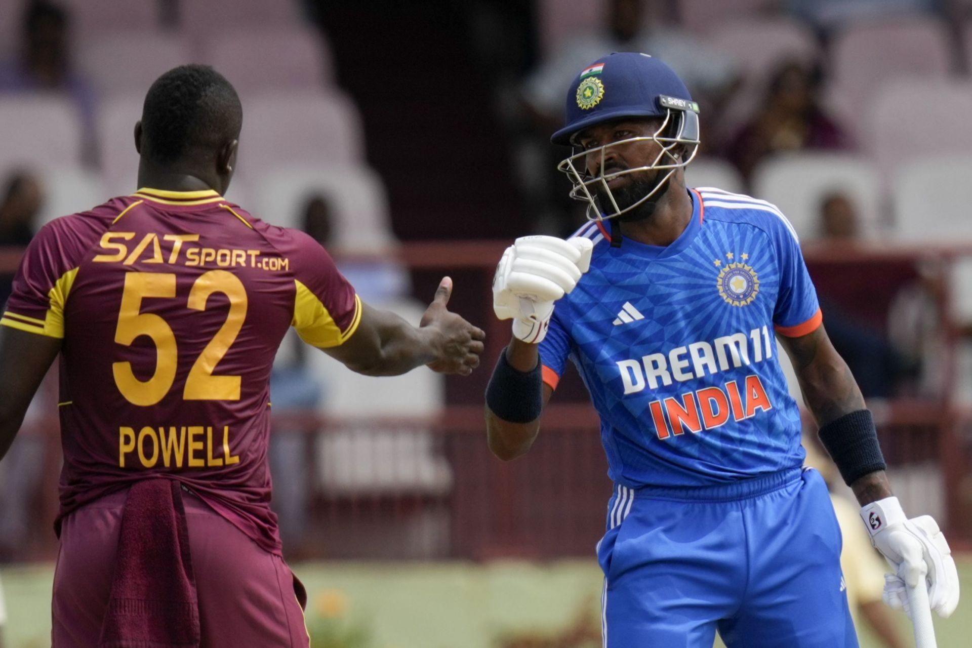 Rovman Powell and Hardik Pandya - The two captains [Getty]