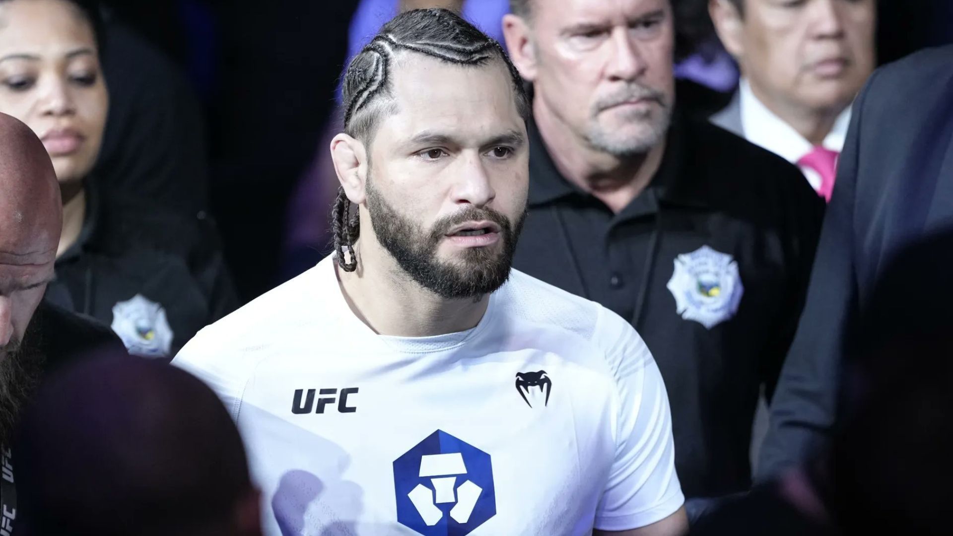 Jorge Masvidal during his walkout. Image Credits: Twitter - @MMAFighting