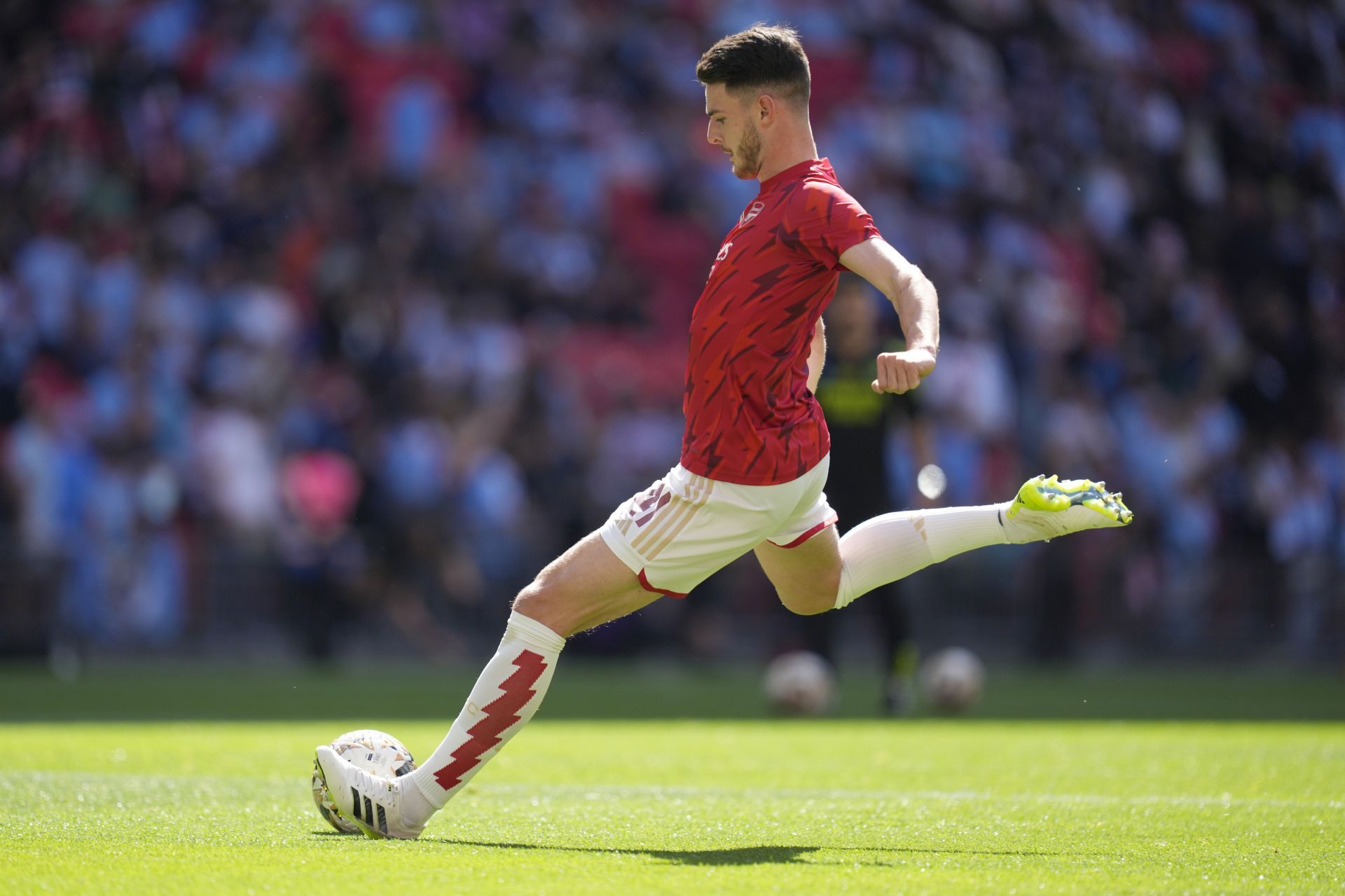 Declan Rice arrived at the Emirates this summer.