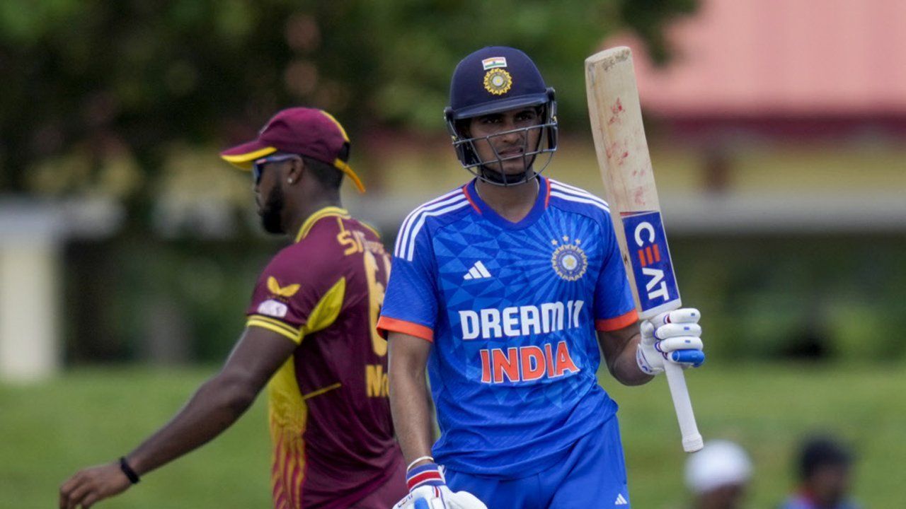 Shubman Gill finally put his rough patch to bed with a fine 77 (P.C.:Twitter)
