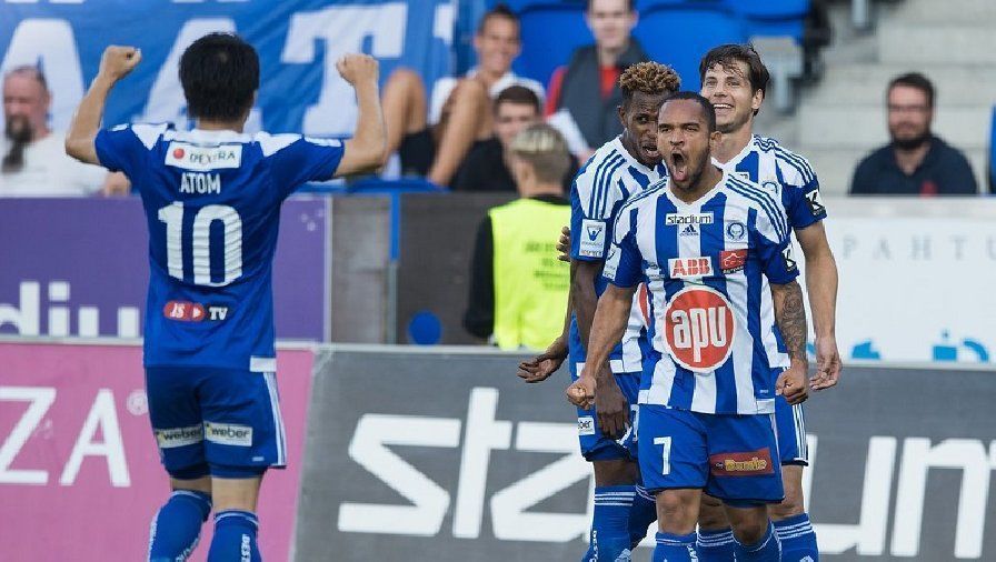 HJK beat Molde 1-0 in the first leg 