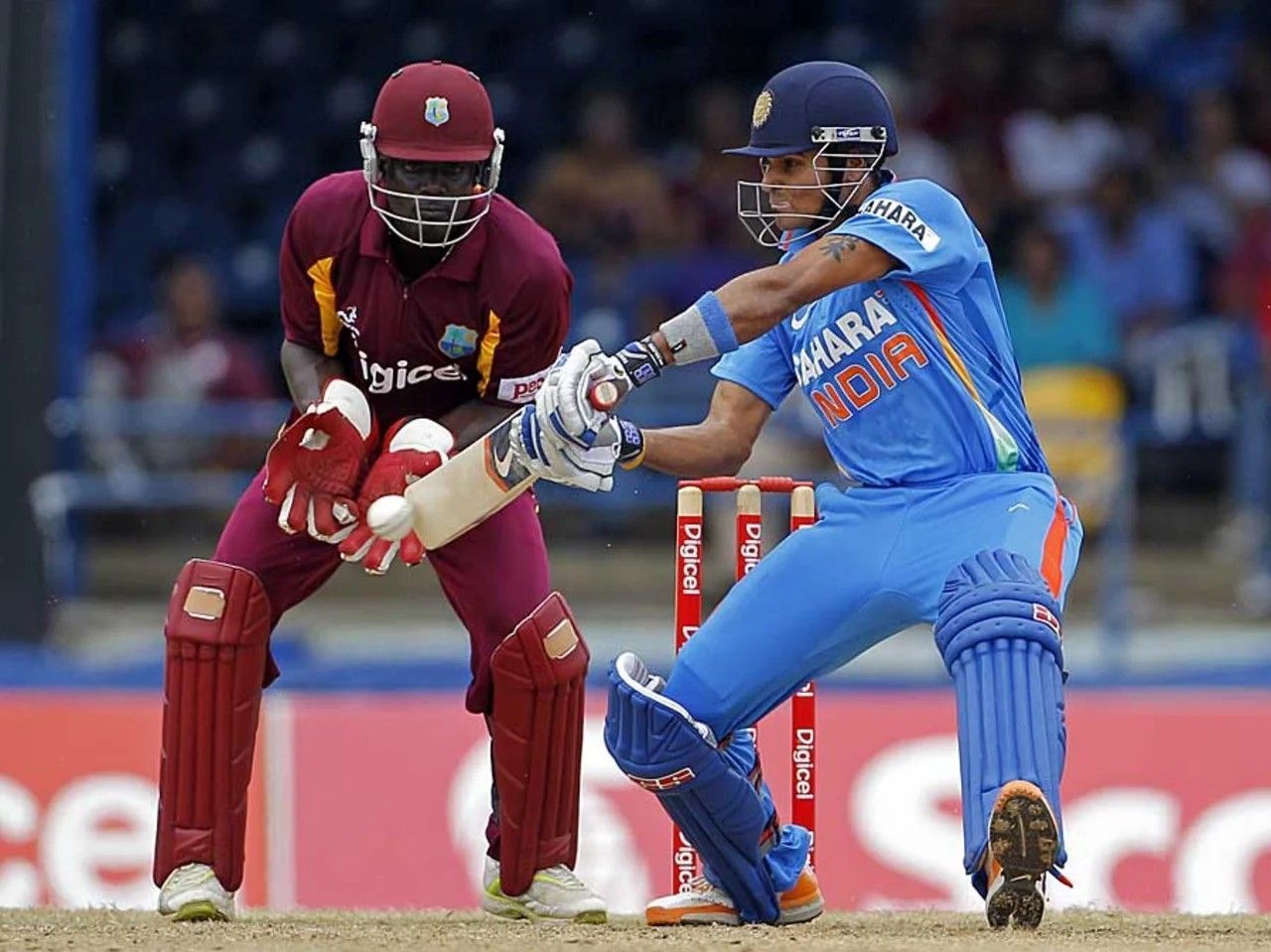 Subramaniam Badrinath played his only T20I vs West Indies [Getty Images]