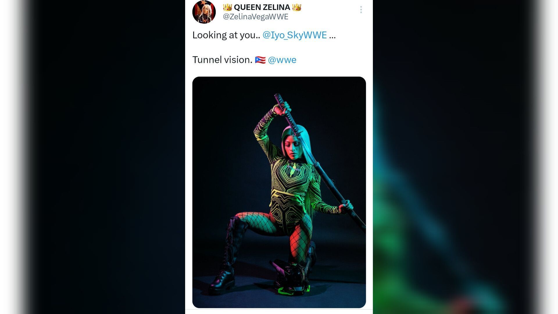 Zelina Vega&#039;s message to IYO SKY on Twitter