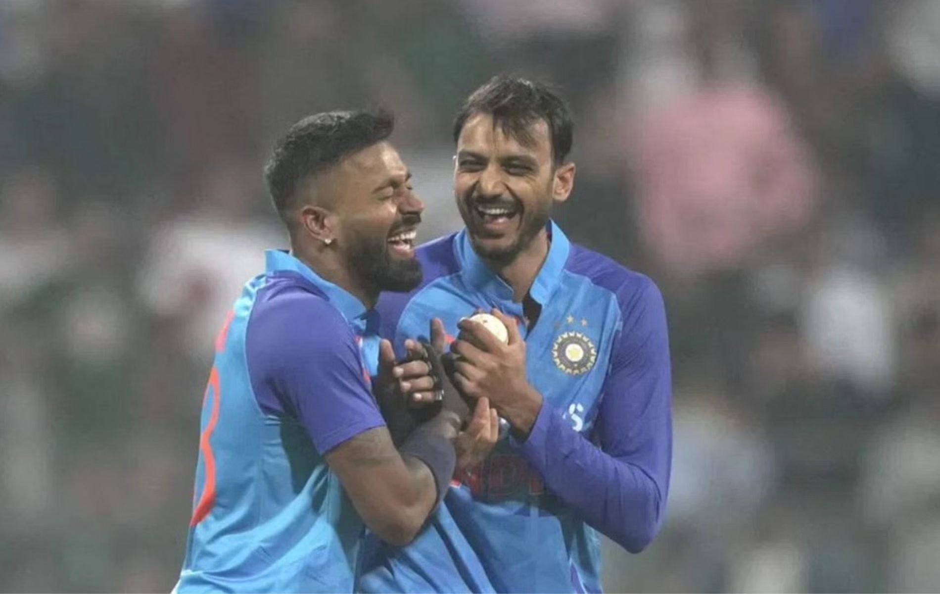 Hardik Pandya bowled out Axar Patel before Nicholas Pooran came to the crease in the 3rd T20I. [P/C: Twitter]