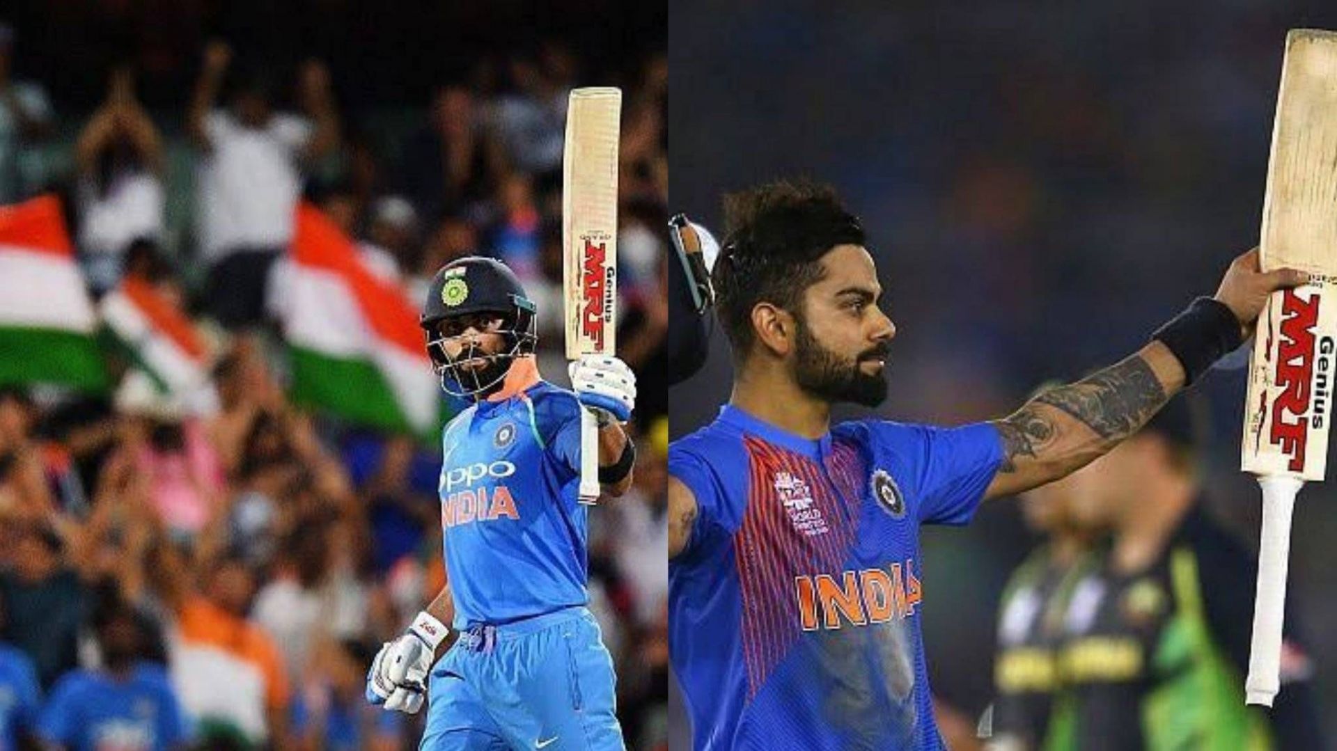 Player vs Captain comparison of Virat Kohli