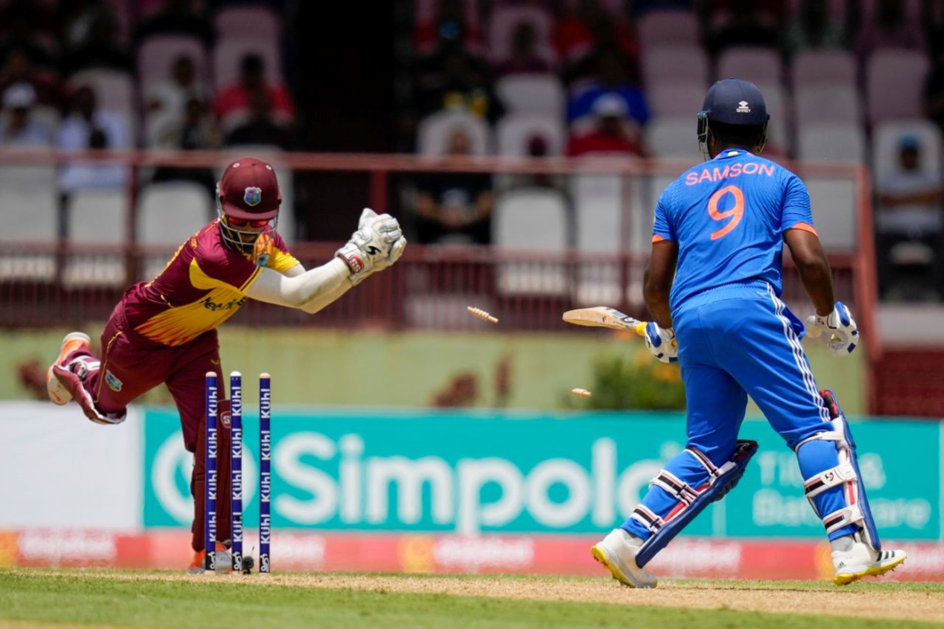 Sanju Samson was one among several Indian batters that failed in the second T20I.