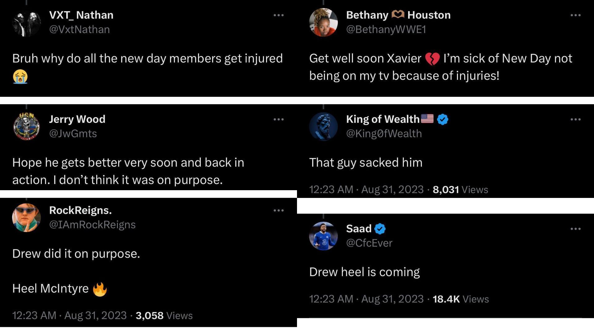 Fans reacting to news about Woods&#039; injury