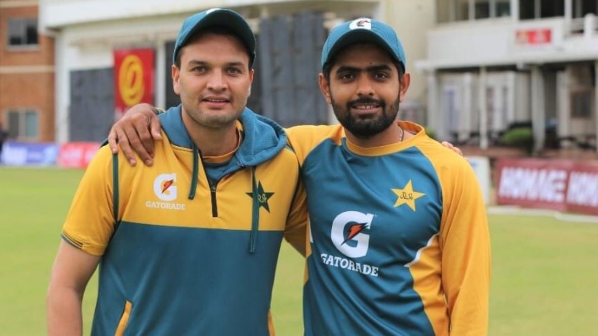 Usman Qadir (L) &amp; Babar Azam (P.C.: Cricket Pakistan)