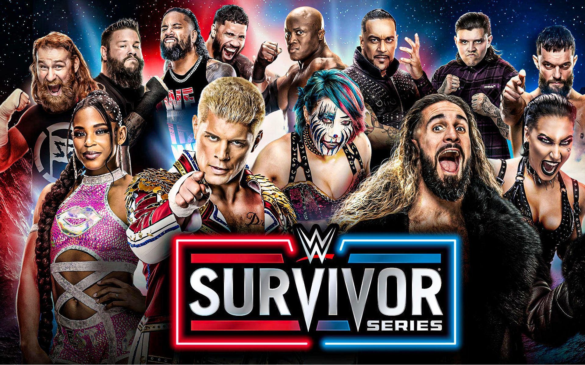 Cody Rhodes and Seth Rollins both are featured in the Survivor Series poster this year