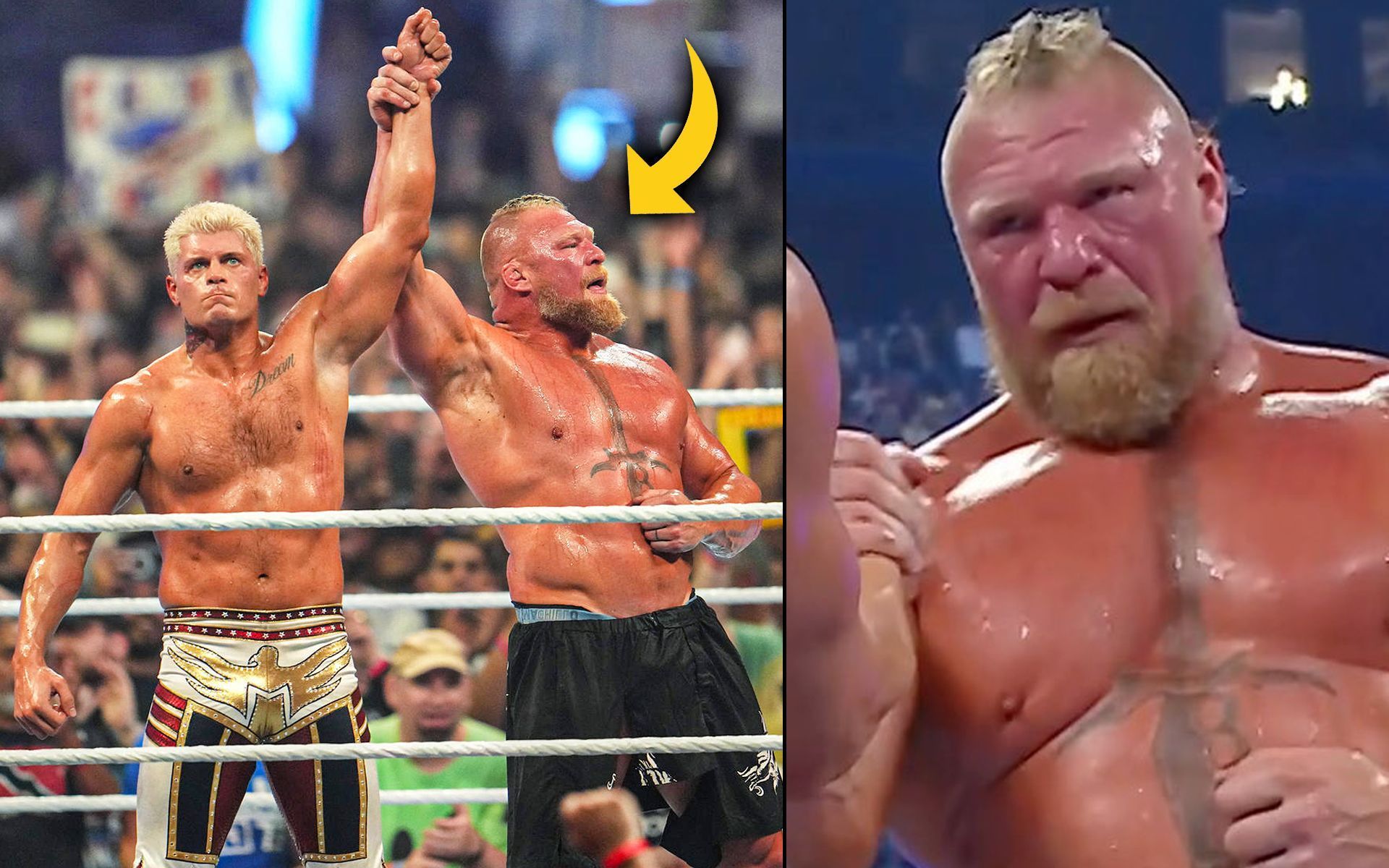 Brock Lesnar turned into a babyface character at SummerSlam 2023