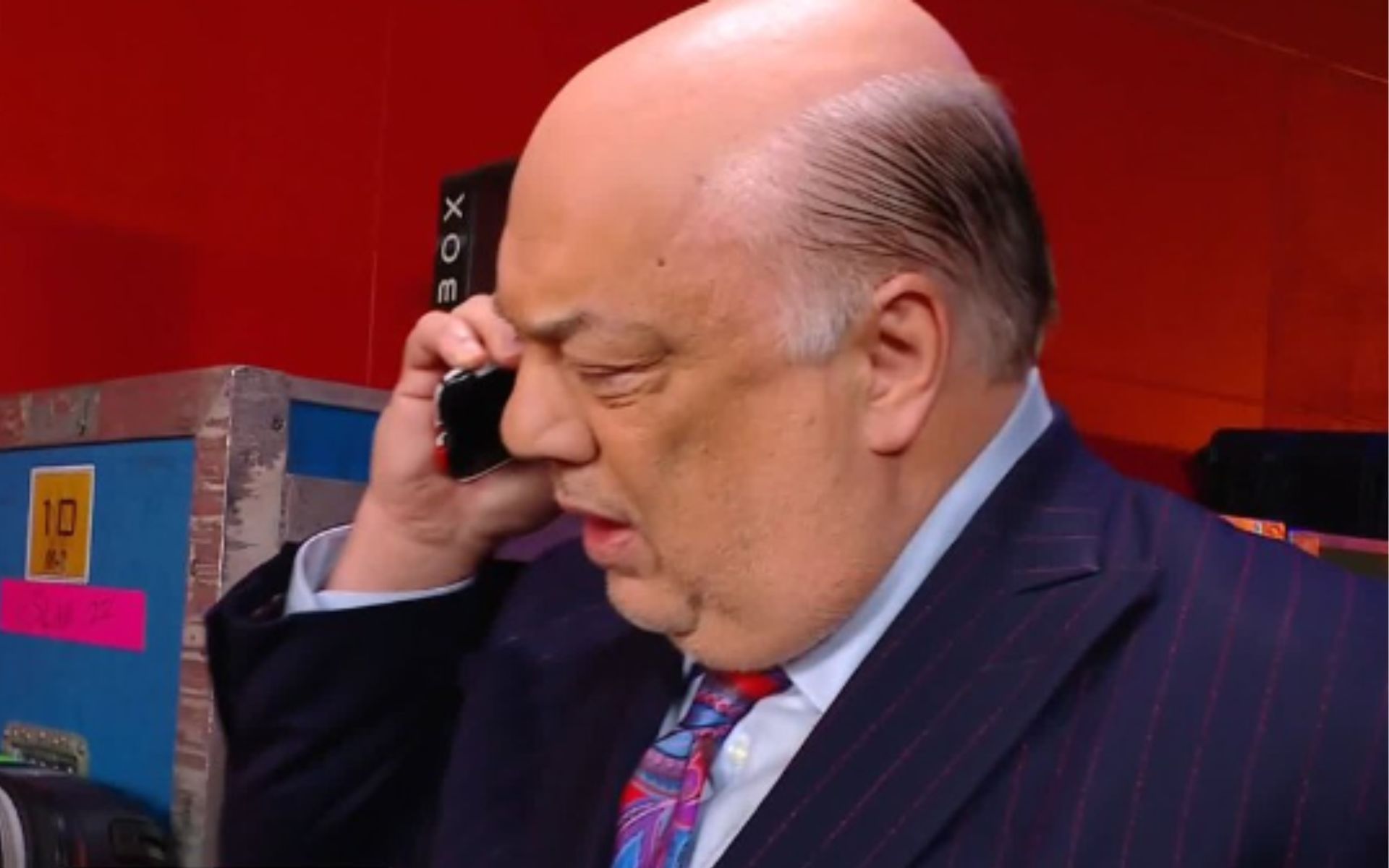 Paul Heyman talking to his 