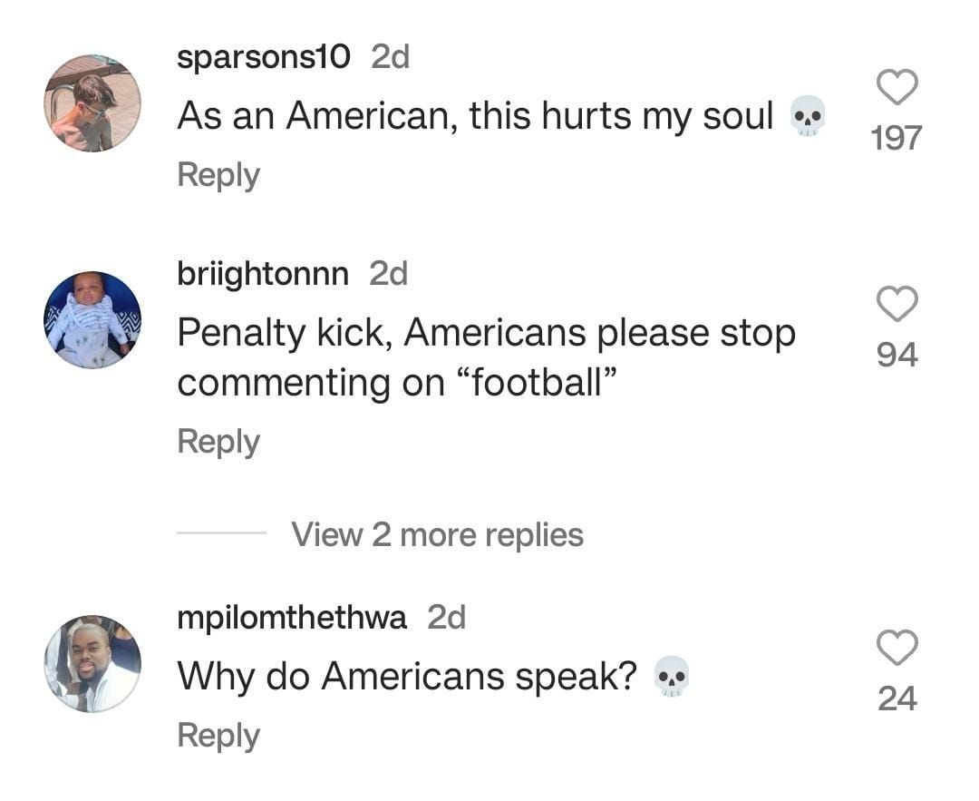 Fans want Americans to stop discussing football.