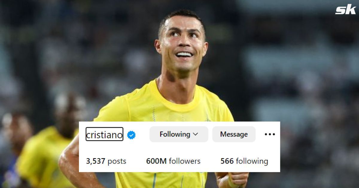 Cristiano Ronaldo reached a social media landmark