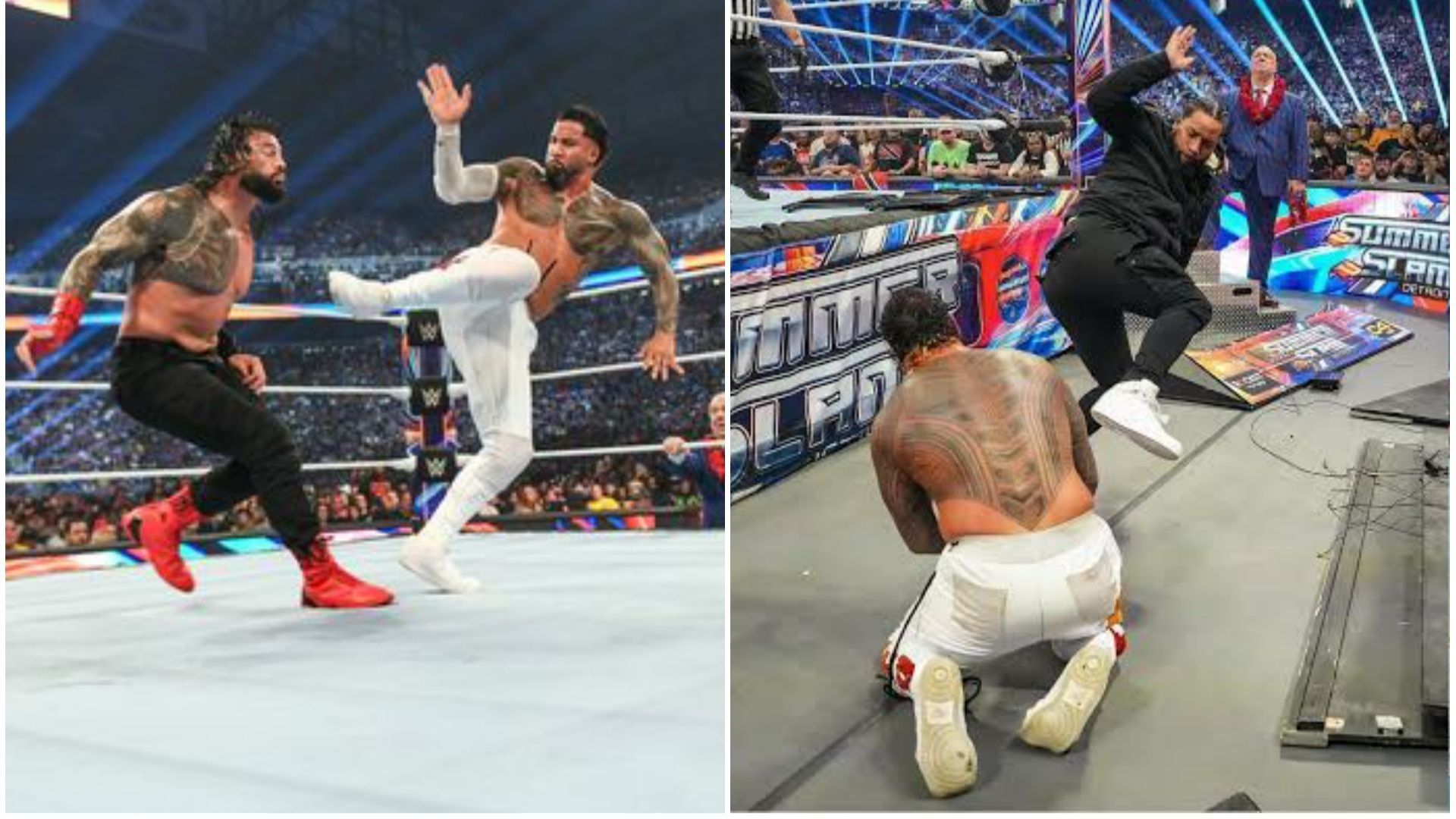 Jimmy Uso betrayed Jey Uso at SummerSlam.