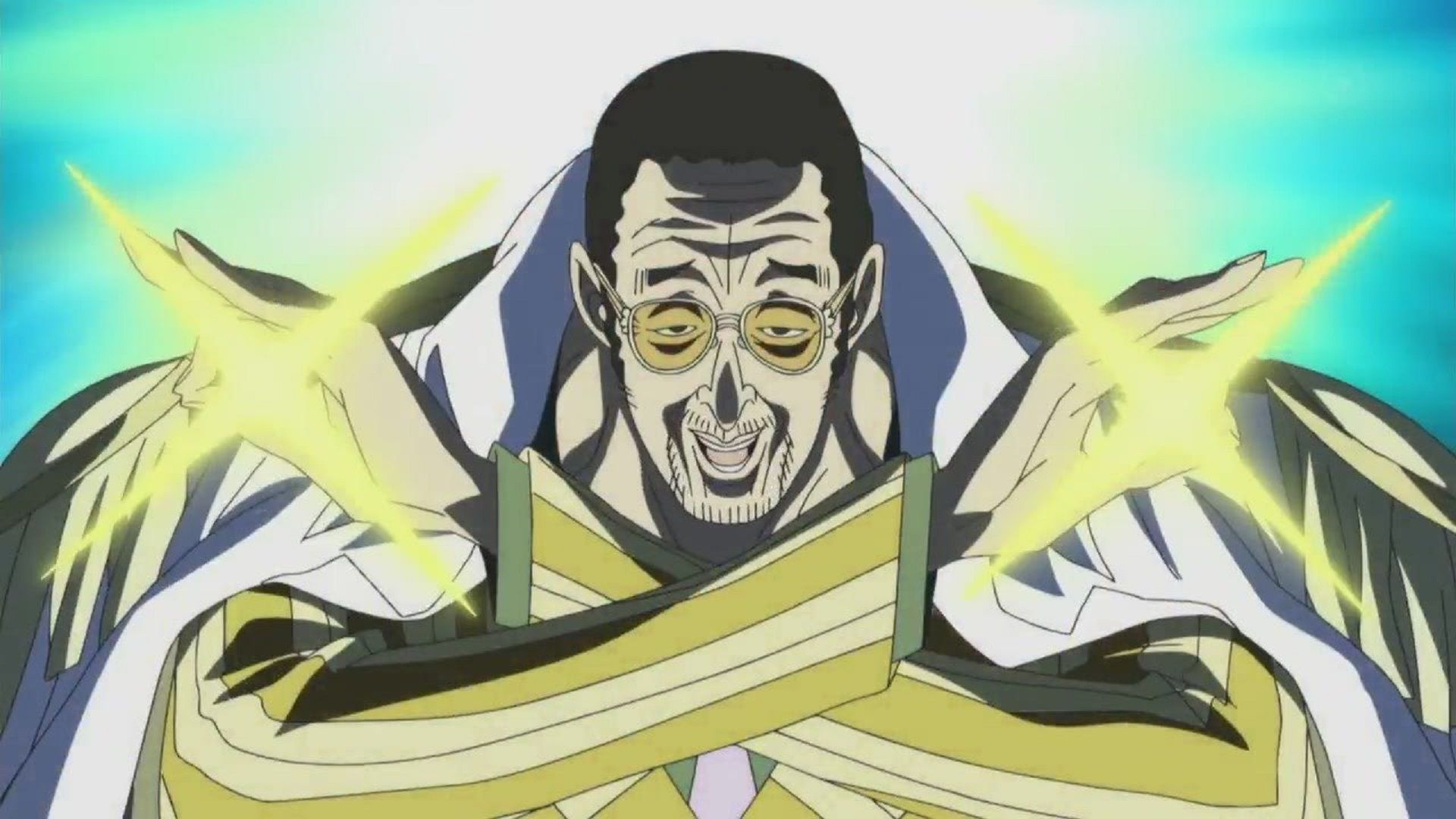 Kizaru as seen in One Piece (Image via Toei Animation, One Piece)