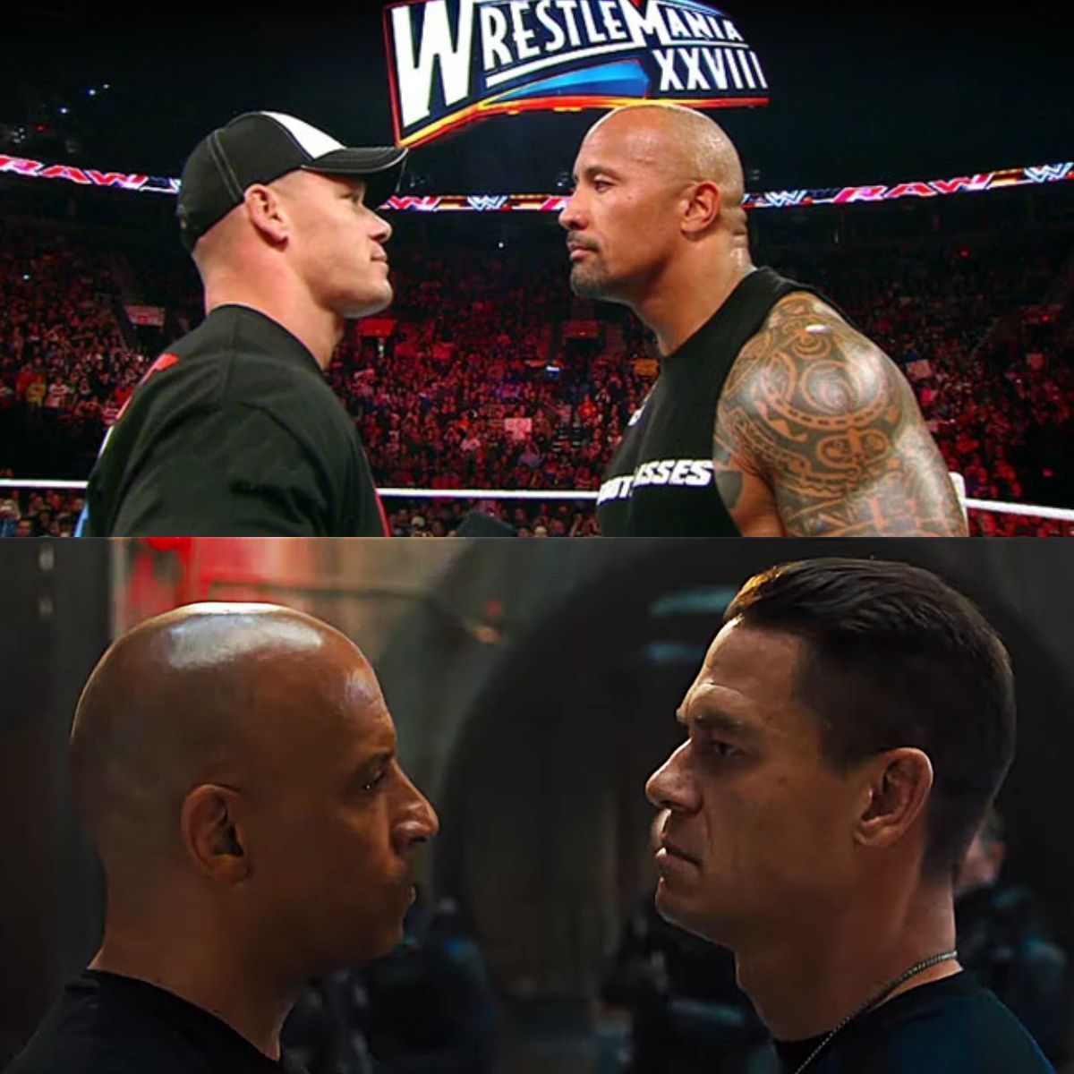 John Cena had a similar dynamic with The Rock to Jakob Toretto & his brother Dominic.